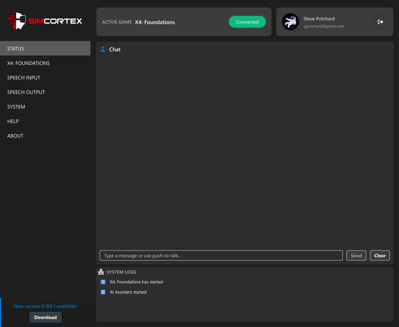 Status Panel